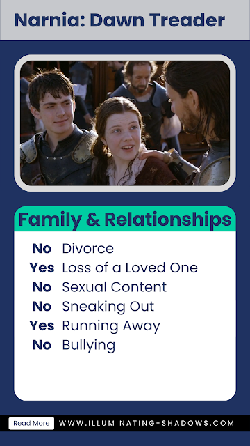 Narnia: Dawn Treader - Family & Relationships - Picture of Edmund, Lucy, and Caspian