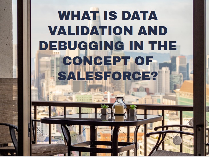 WHAT IS DATA VALIDATION AND DEBUGGING IN THE CONCEPT OF SALESFORCE?