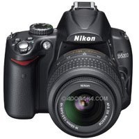 Nikon D5000 DX-Format 12.3 Megapixel Digital SLR Camera Kit 