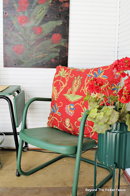 Thrifty Thursday Tropical Front Porch