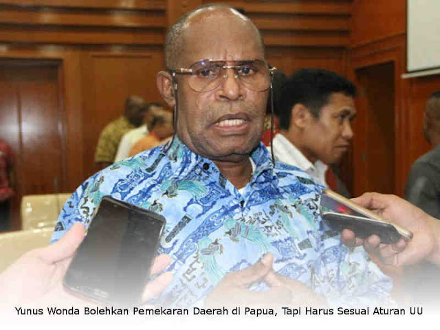 Yunus Wonda Bolehkan Pemekaran Daerah di Papua, Tapi Harus Sesuai Aturan UU