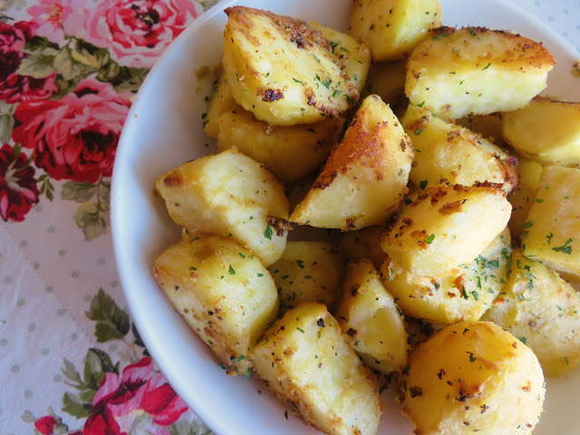 Roasted Mustard Potatoes