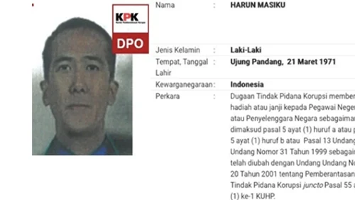 Kabar Terbaru Buronan KPK Harun Masiku, Oh Ternyata...