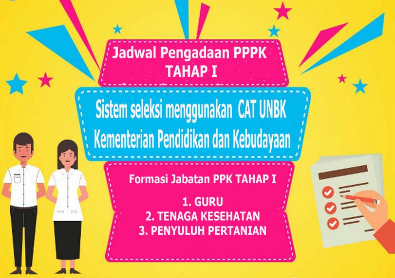 Jadwal Pengadaan dan Syarat Penerimaan TES PPPK Tahap I Tahun 2019