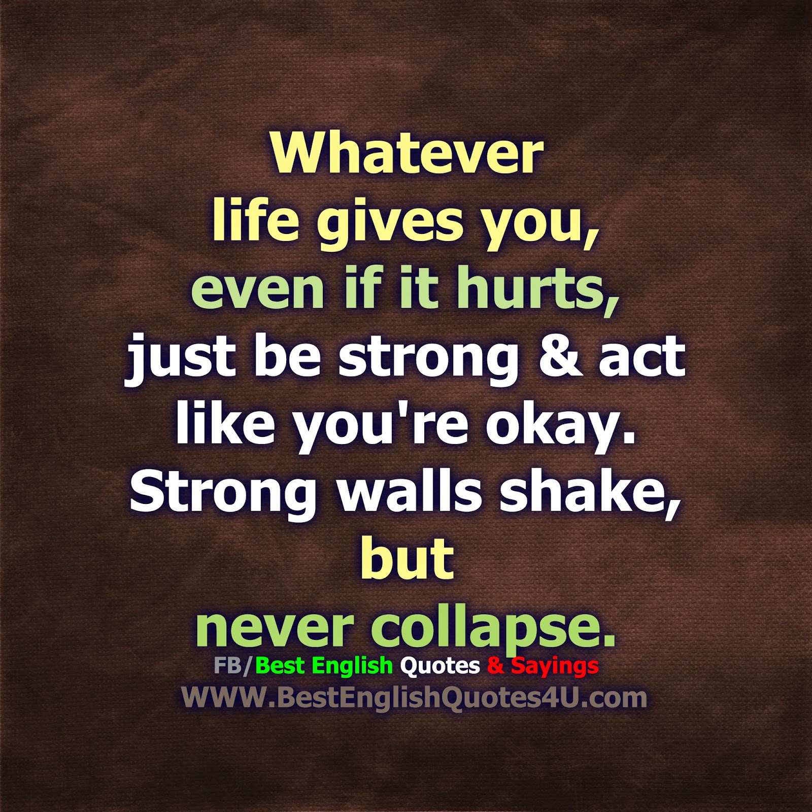 Stay strong | Best English Quotes & Sayings