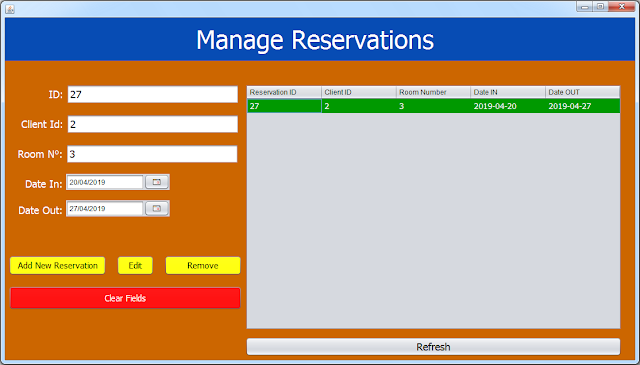 Hotel Reservation Management System Source Code Using JAVA NetBeans And MySQL Database JAVA Hotel Management System Source Code