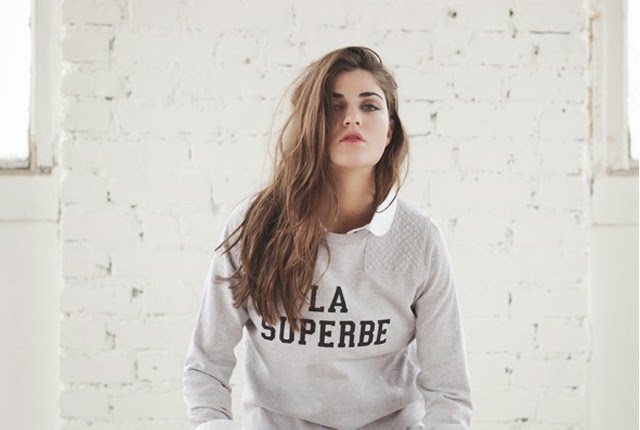 Sweat gris La Superbe Sezane