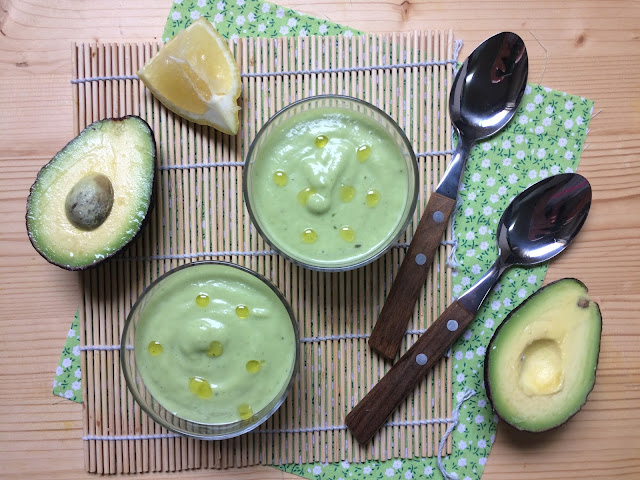 CREMA FRÍA DE AGUACATE RECETA