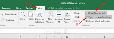 Cara Menyusun Beberapa File Excel Berdampingan di Satu Jendela