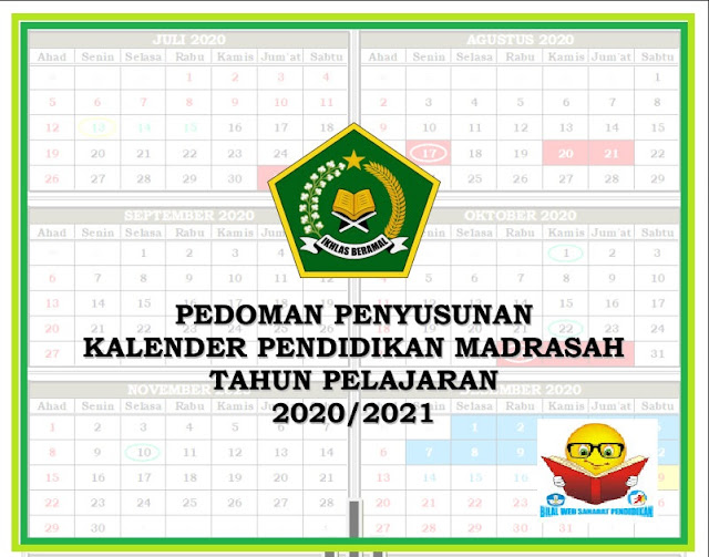  Pedoman Penyusunan Kalender Pendidikan Madrasah Tahun Pelajaran 2020/2021