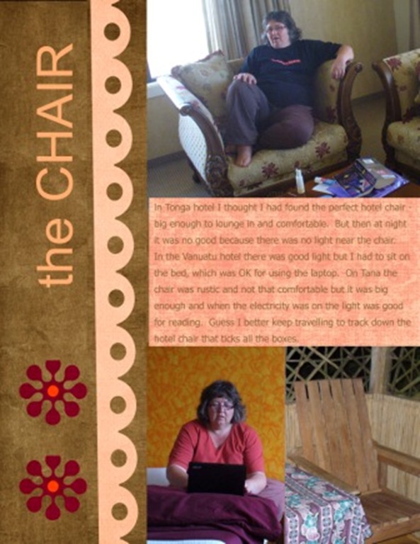 the chair
