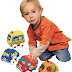 Melissa & Doug Pull-Back Vehicles - The Original (4 Soft Cars and Trucks and Carrying Case, Great Gift for Girls and Boys - Kids Toy Best for Babies and Toddlers, 9 Month Olds, 1 and 2 Year Olds)