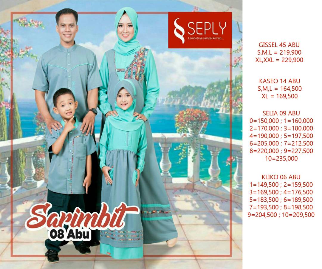 KOLEKSI SARIMBIT FAMILY TERBARU SEPLY 03,05,08 & 09