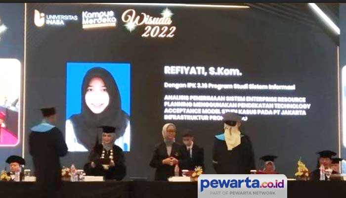 INABA Wisuda 604 Mahasiswa, Rektor Harap Lulusan Sudah Bekerja Sebelum Enam Bulan Pasca Lulus