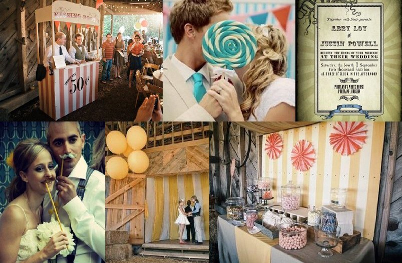 GET THE LOOK Circus Themed Wedding