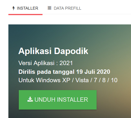 Unduh Prefil Dapodik 2021 / Cara Download Prefill Dapodik ...