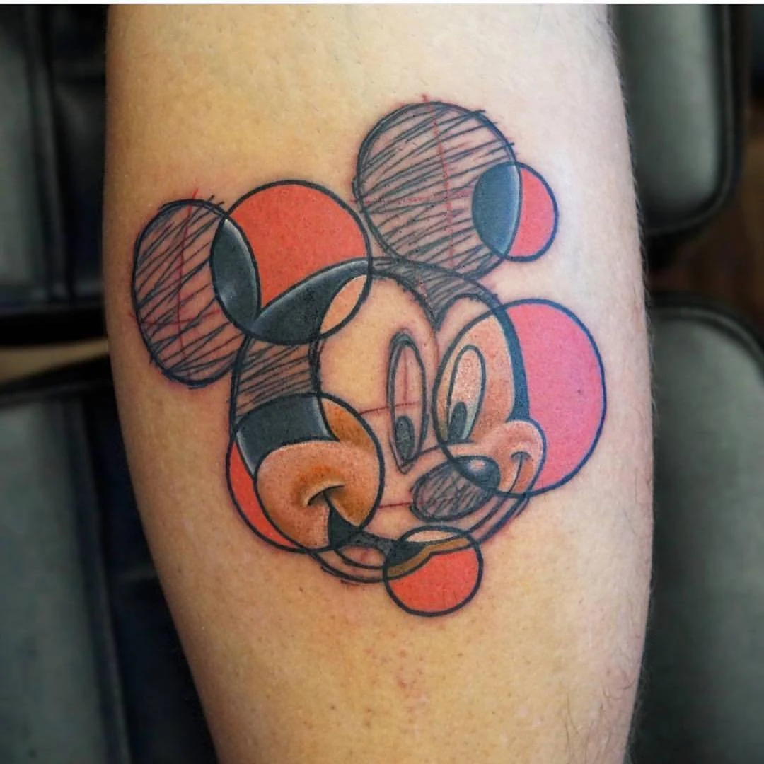 Deliciosos Tatuajes de Mickey y Minnie Mouse