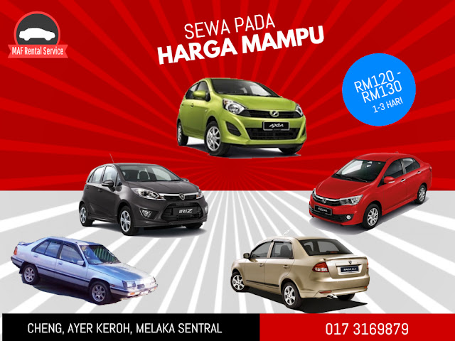 Kereta Sewa Murah Melaka