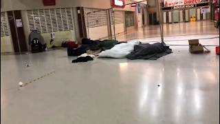 screen grab - YouTube - Homeless in Central