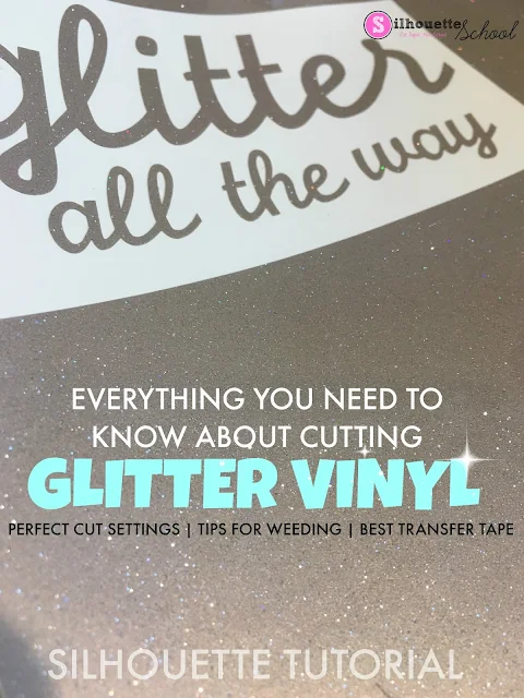 Glitter Adhesive Vinyl, Glitter Adhesive Vinyl Rolls, glitter vinyl, silhouette 101, silhouette america blog