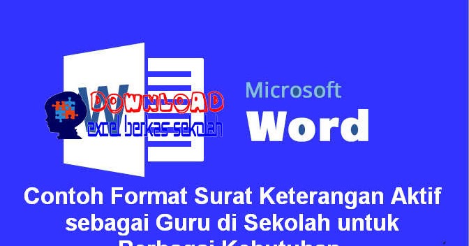 Contoh Surat Keterangan Aktif Mengajar Guru