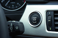 2009 BMW 3-Series Official Pictures Start Button Closeup