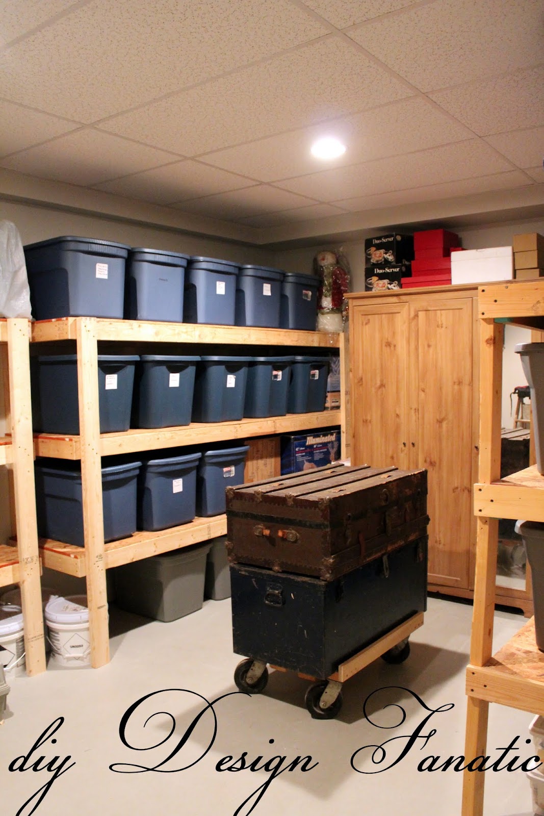 storage shelves