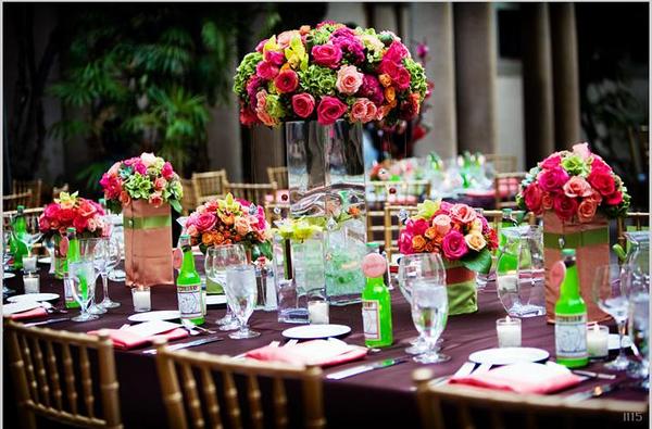  to have a long table at your reception it 39s best if your centerpieces 