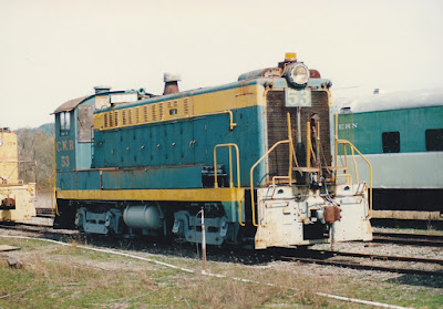 California Western DS-4-4-1000 #53 at Willits, California, on March 18, 1992
