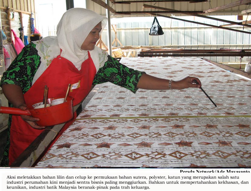 Industri Batik Malaysia Kian Bersinar  TONGGAK MERAH