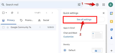 Gmail see all settings