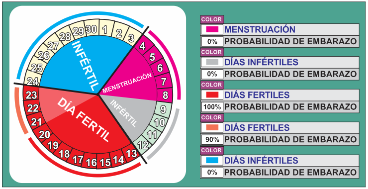 CALENDARIO DE CICLO MENSTRUAL - SOLTERA QUE SE RESPETA