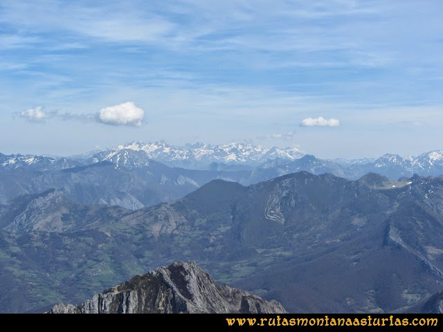 Ruta Retriñon: Vista de Picos de Europa