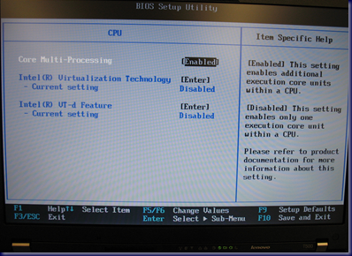 Windows 7 T500 Intel Virtualization 001