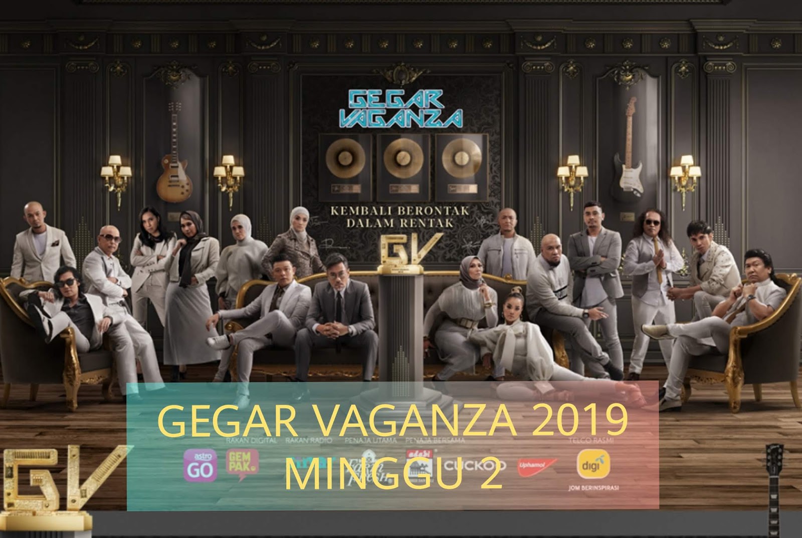 Live Streaming Gegar Vaganza 2019 Minggu 2 - Hiburan