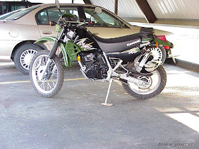 2003 black and green klr250