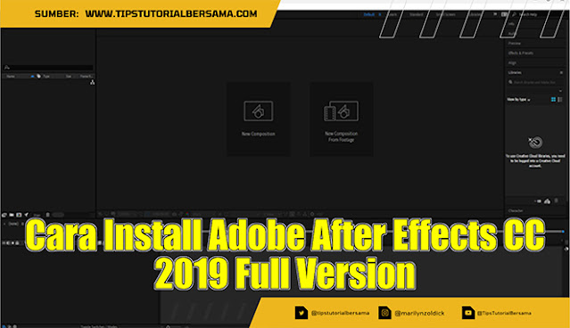 Cara Install Adobe After Effects CC 2019 Full Version