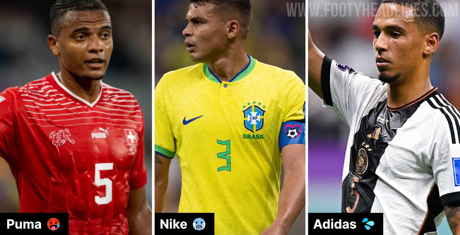 Adidas and Puma Face Off With Their 2022 World Cup Kit Designs