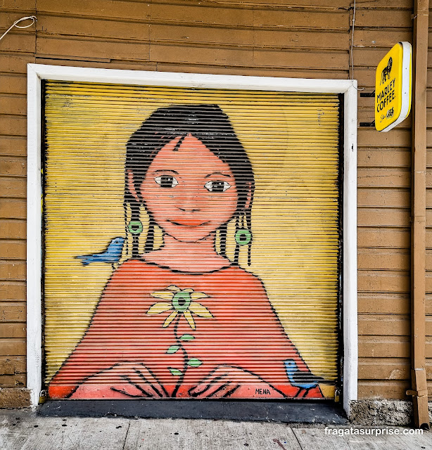 Arte de Rua em Valparaíso no Chile