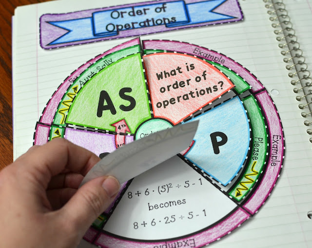 Order of Operations Foldable