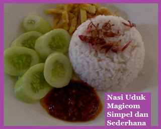 Nasi Uduk Magicom Simpel dan Sederhana