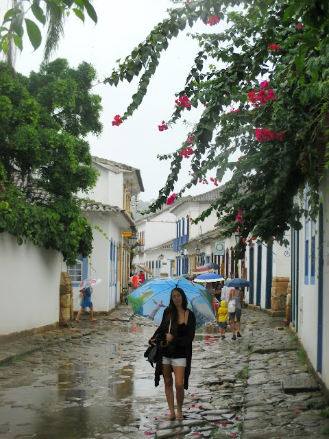 Brésil, Paraty, Rio, ruelles pavés, ville coloniale, plage paradisiaque