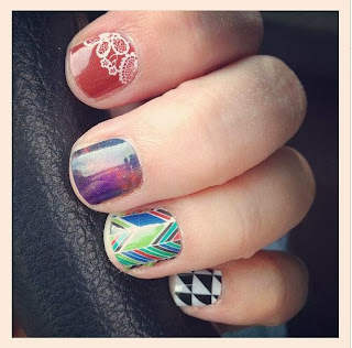 Image: Sample Jamberry Nails in use