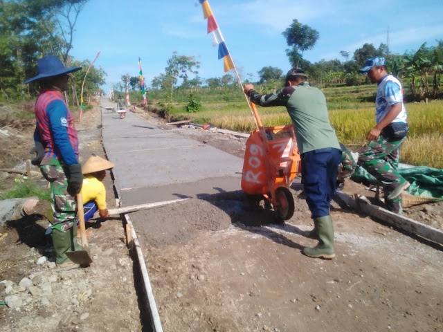  Satu Pekan Terakhir Satgas Kebut Sasaran Rabat Beton