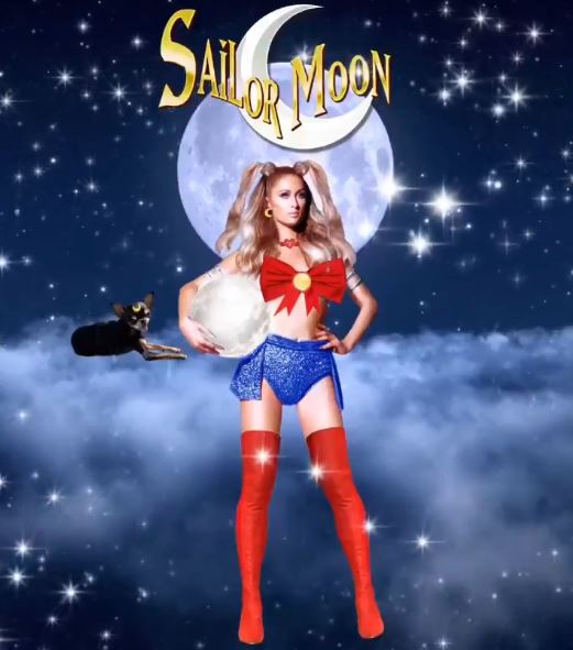 Paris Hilton Dressed As Sailor Moon And It's Still Looks Weird