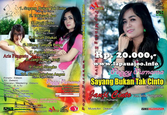 Poppy Purnama - Sayang Bukan Tak Cinto (Album Pop Minang)