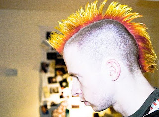 Mohawk Boys: Dyed Mohawk Hairstyles!