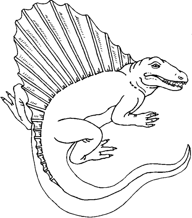 dinosaur free printable coloring pages