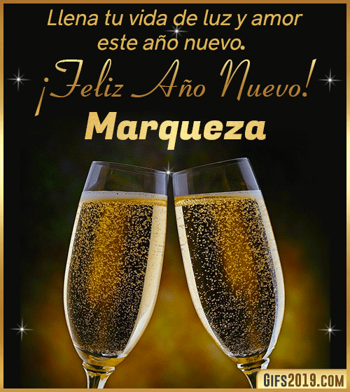 Gif animado feliz año nuevo marqueza