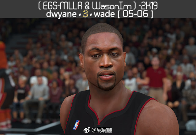 NBA 2K19 Dwyane Wade Cyberface